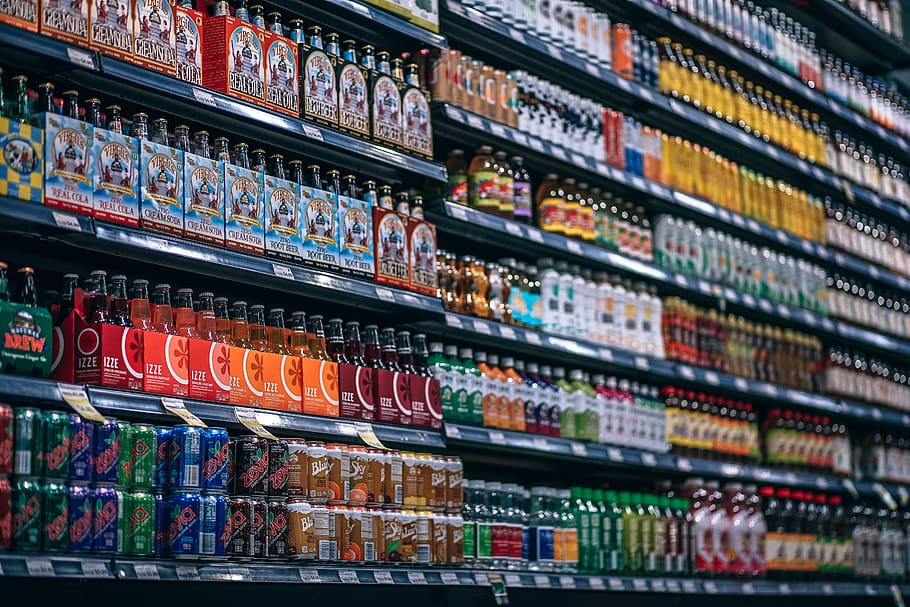 beverages-bottles-shelf-cans